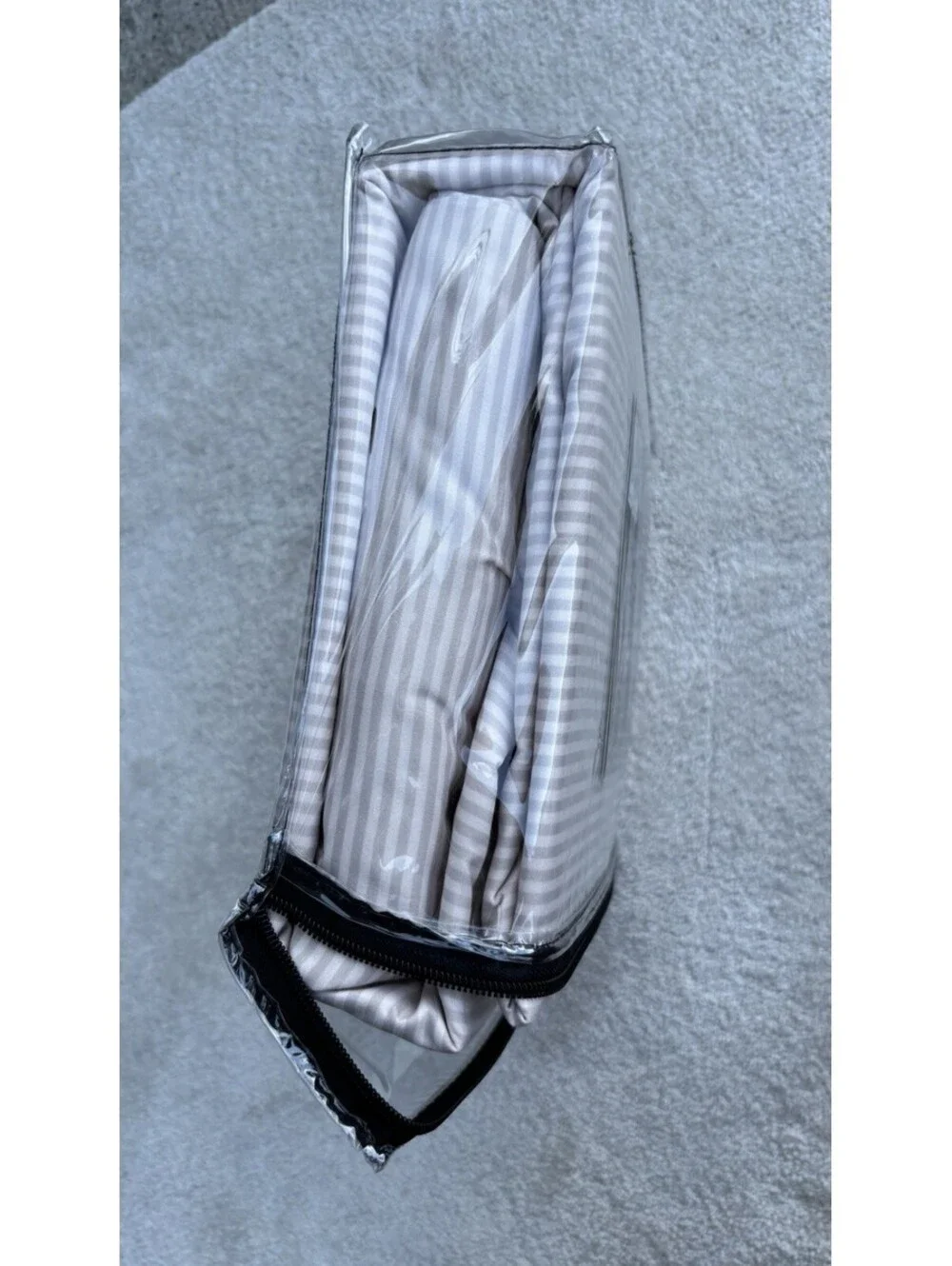 Silver Dream Collection Wrinkle Resistant Romantic Stripe 4pc Queen Set Sheets